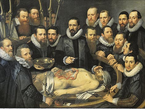 Michiel Jansz van Mierevelt - Anatomy lesson of Dr. Willem van der Meer